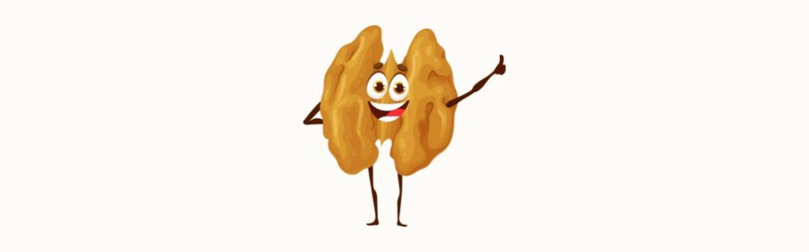 A cheerful walnut trying its best to explain why the page went totally nuts aka reporting a missing page...